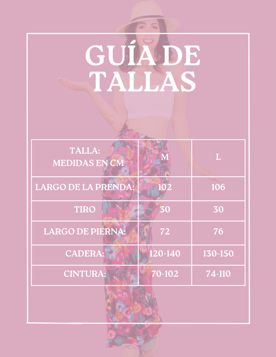 Foto 8 pulgar | Pantalones Wide Legs Multicolor para Mujer