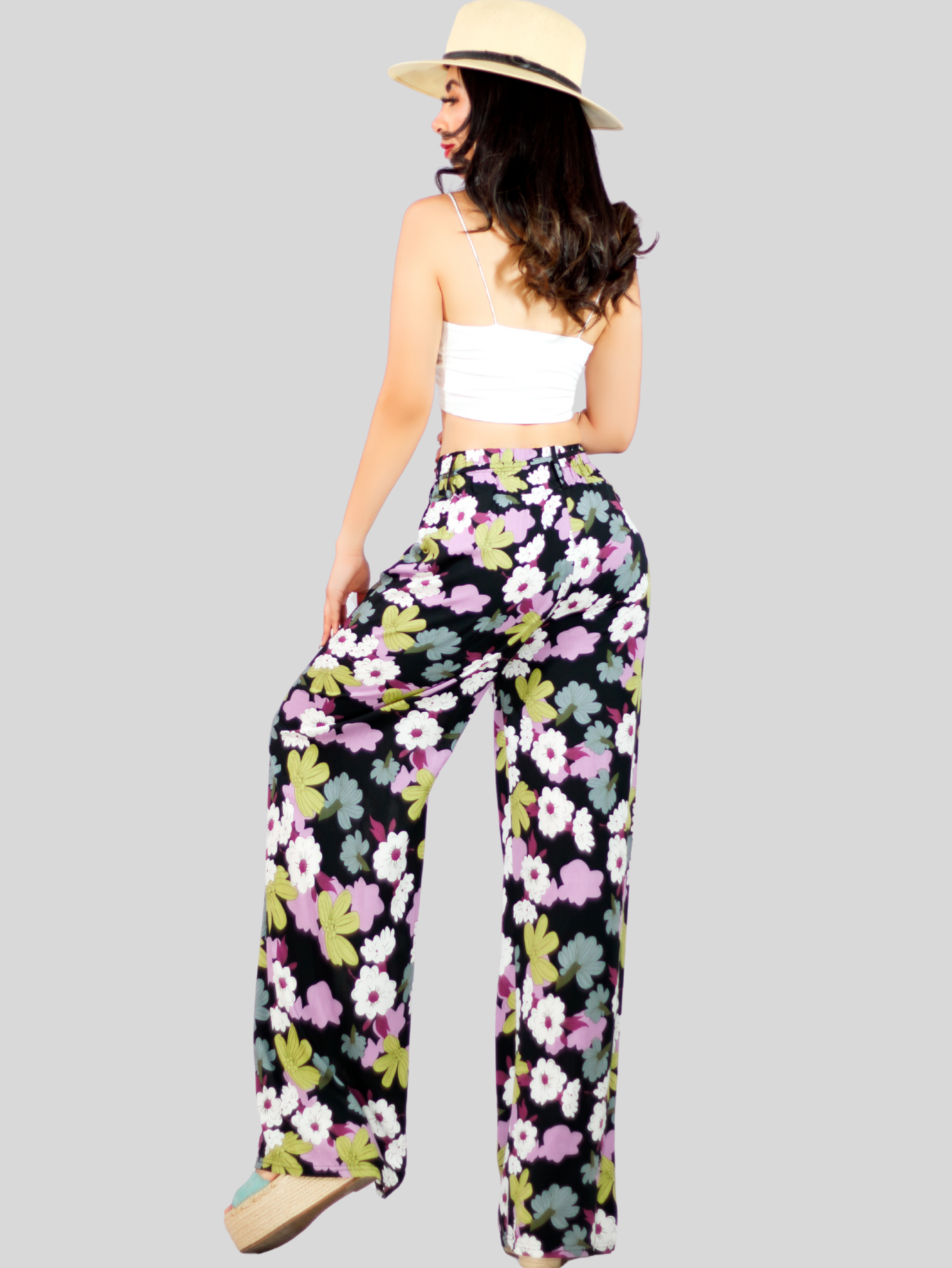 Foto 4 pulgar | Pantalones Relajados Panta-1006 Cintura Alta para Mujer