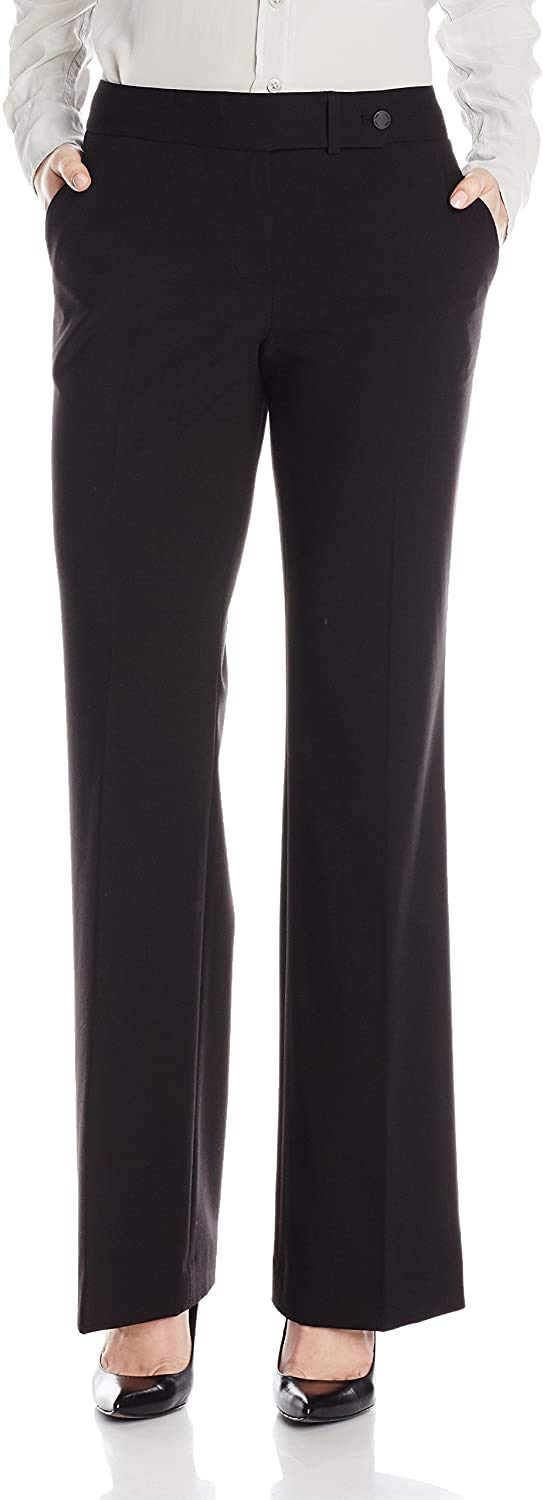 Pantalón Calvin Klein Classic Business Casual Negro para Mujer - Venta Internacional