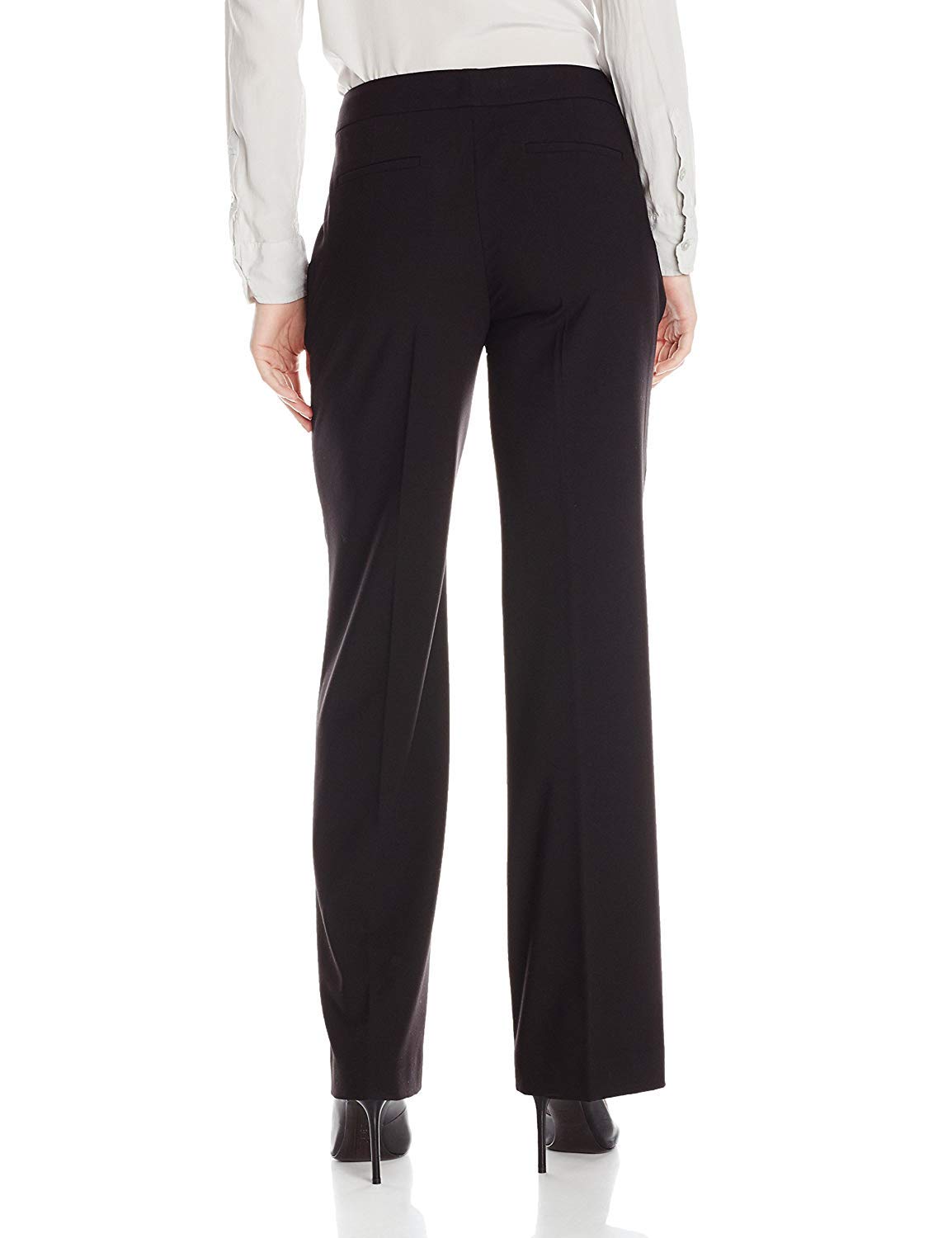 Foto 3 pulgar | Pantalón Calvin Klein Classic Business Casual Negro para Mujer - Venta Internacional
