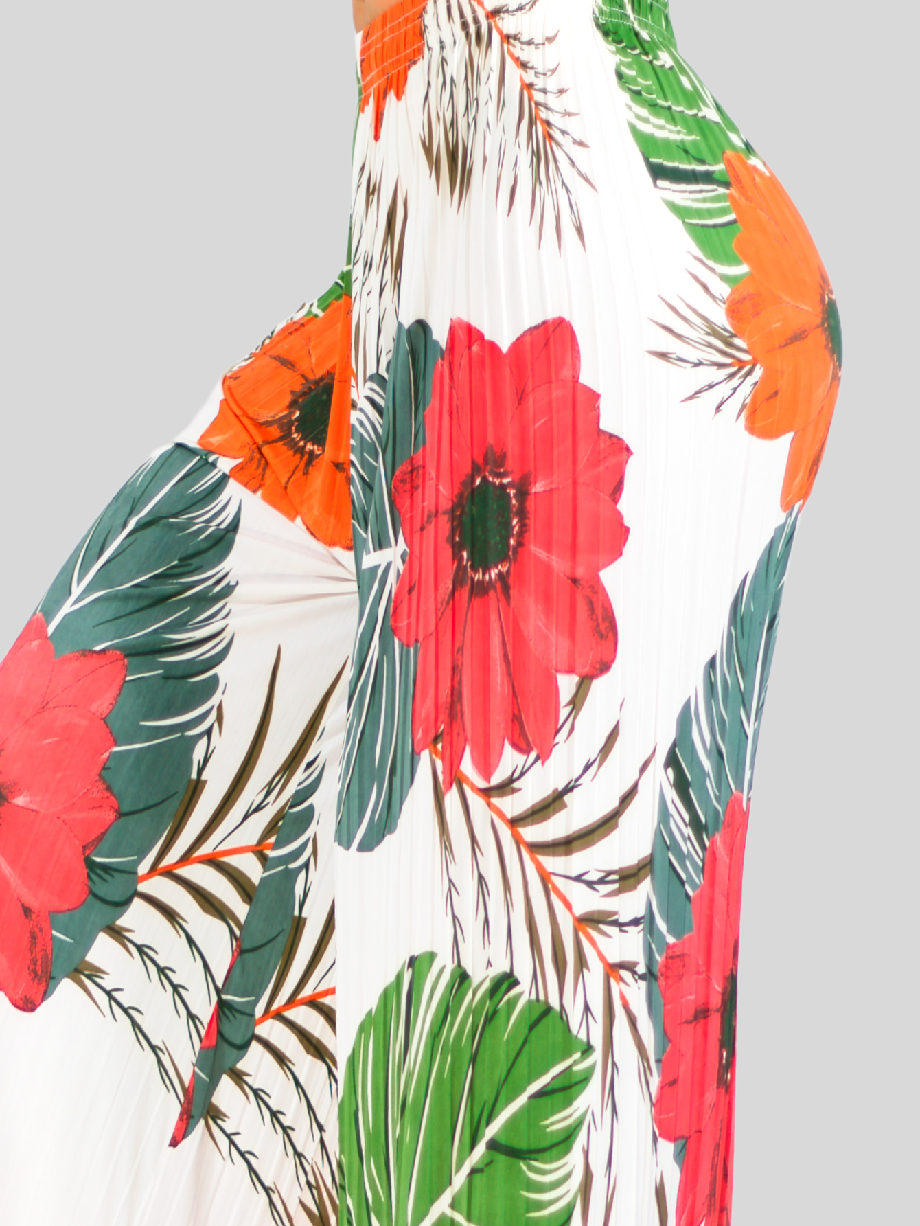 Foto 6 | Pantalones De Pierna Ancha Stretch Panta-1007 Con Diseñi Plisado