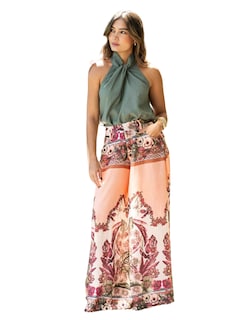 Foto 2 | Pantalón Palazzo Helena J&b Talla S Color Curuba