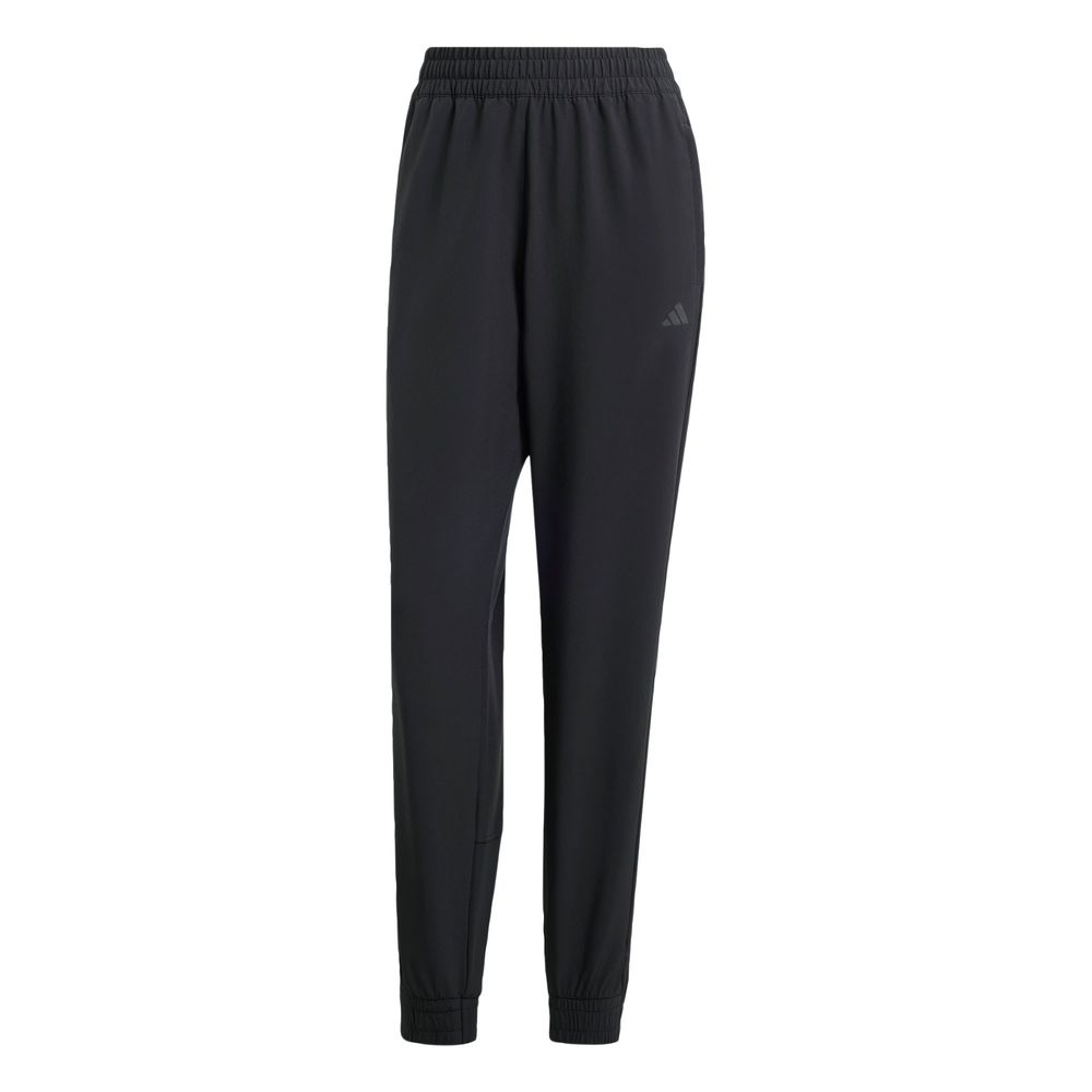 Foto 2 pulgar | Pants Pacer All Gym 3 Franjas Tejidos Corte Medio Adidas Negro Mujer