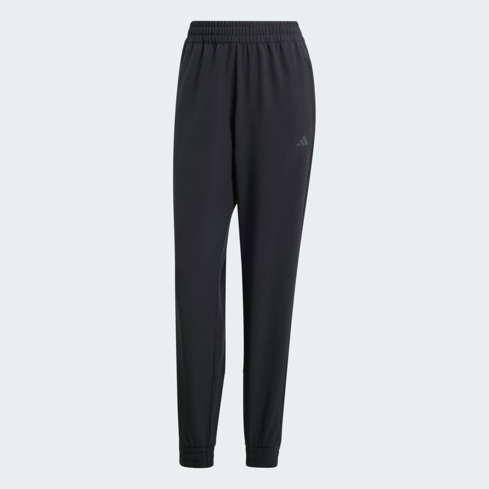 Foto 4 pulgar | Pants Pacer All Gym 3 Franjas Tejidos Corte Medio Adidas Negro Mujer