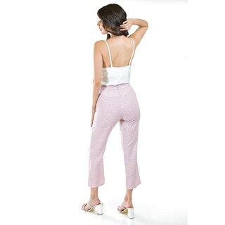 Foto 3 | Pantalón Estampado Floral Roman Fashion Juvenil Rosa