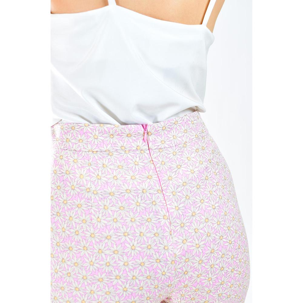 Foto 5 pulgar | Pantalón Estampado Floral Roman Fashion Juvenil Rosa