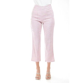 Foto 5 | Pantalón Estampado Floral Roman Fashion Juvenil Rosa