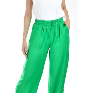 Foto 4 | Pantalón Pierna Amplia Roman Fashion Verde para Mujer