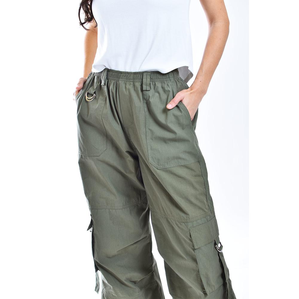 Foto 5 | Pantalon Cargo Con Puño Ajustable /juvenil, 0132 (verde Militar) Verde Oscuro