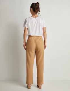 Foto 4 | Pantalón Devendi Color Multicolor Lineal Elástico Cintura
