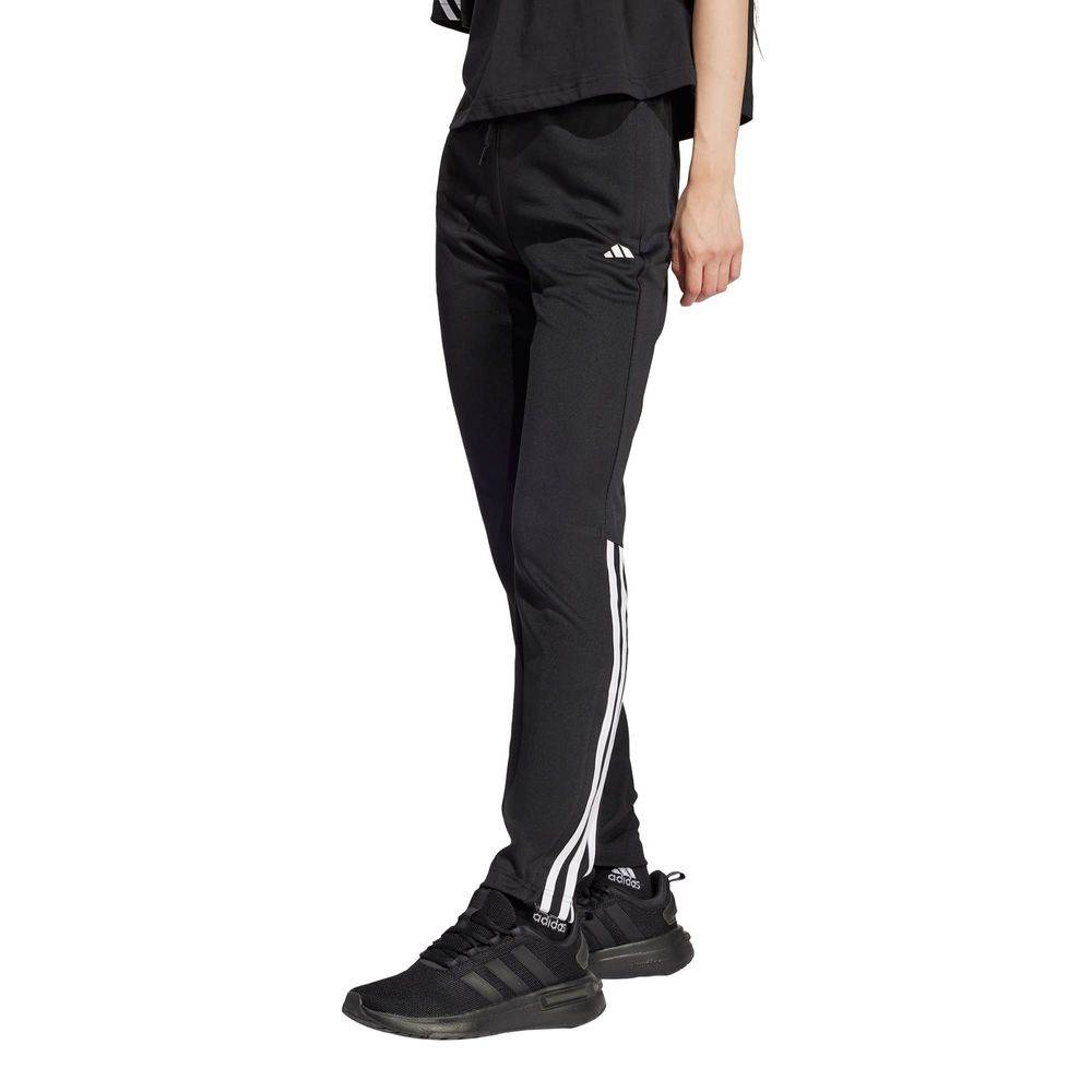 Foto 3 pulgar | Pants Ajustados Aeroready Sereno Cut 3 Franjas Pierna Cónica Adidas Negro Mujer