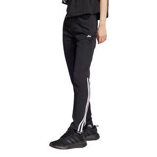 Foto 2 | Pants Ajustados Aeroready Sereno Cut 3 Franjas Pierna Cónica Adidas Negro Mujer