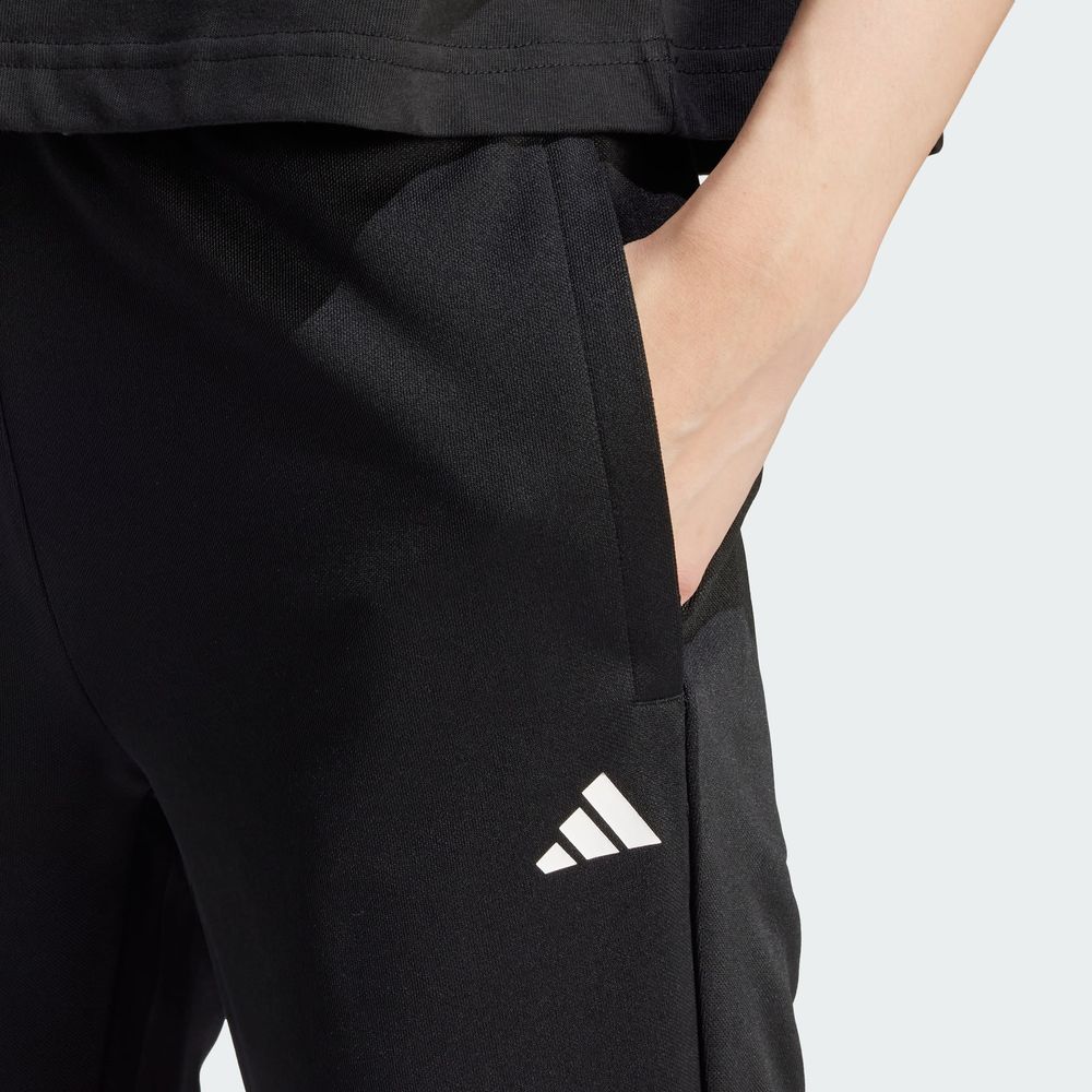 Foto 8 pulgar | Pants Ajustados Aeroready Sereno Cut 3 Franjas Pierna Cónica Adidas Negro Mujer