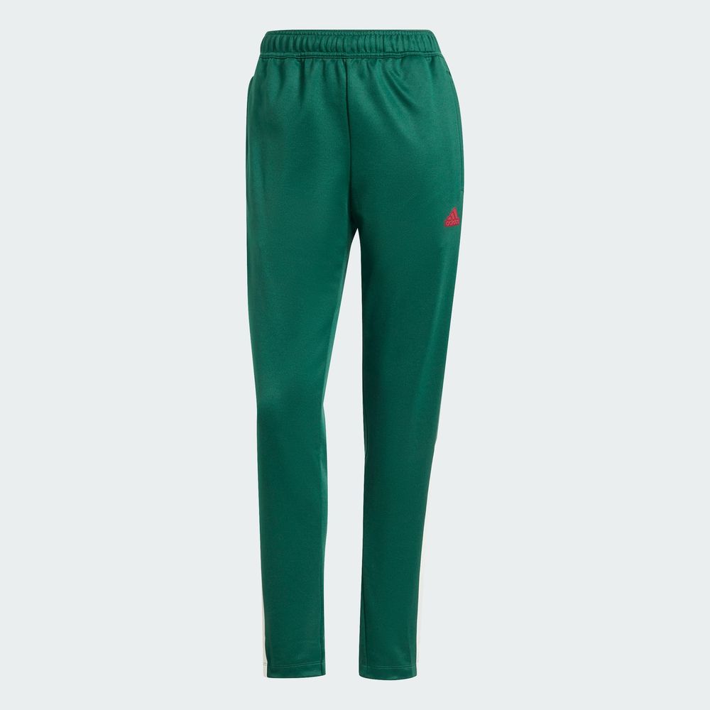 Foto 3 pulgar | Pants Deportivos Tiro Cut 3 Franjas Adidas Verde Mujer