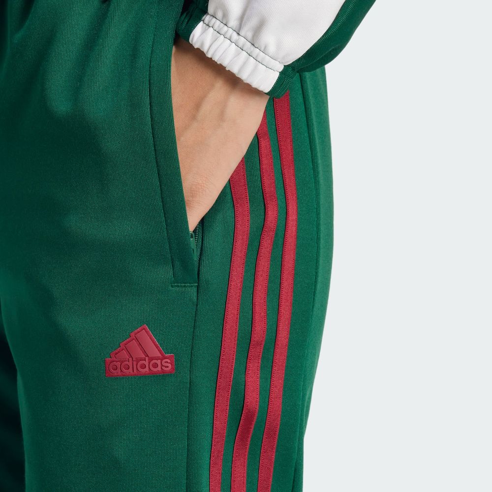 Foto 7 pulgar | Pants Deportivos Tiro Cut 3 Franjas Adidas Verde Mujer