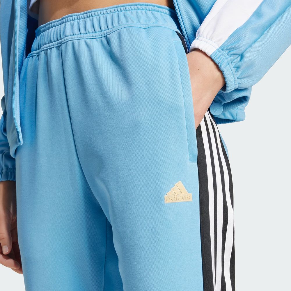Foto 8 pulgar | Pants Deportivos Tiro Cut 3 Franjas Adidas Azul Mujer