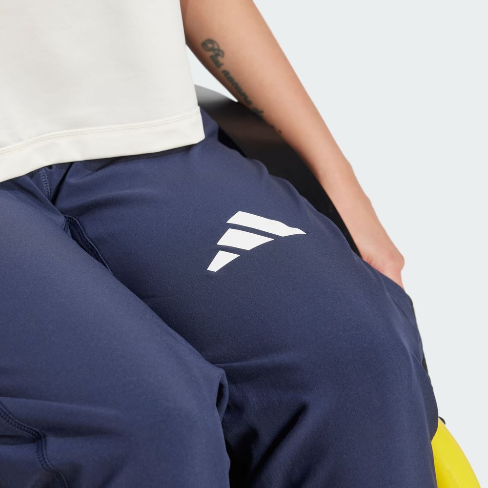 Foto 8 pulgar | Pants de Entrenamiento Training Adaptive Adidas Azul para Mujer