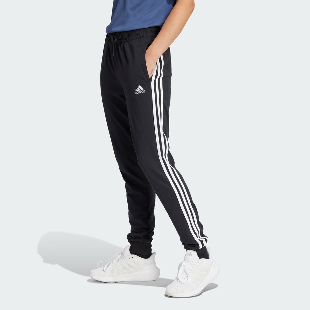 Pants Essentials 3 Franjas Tejido Jersey Adidas Negros para Mujer Coppel