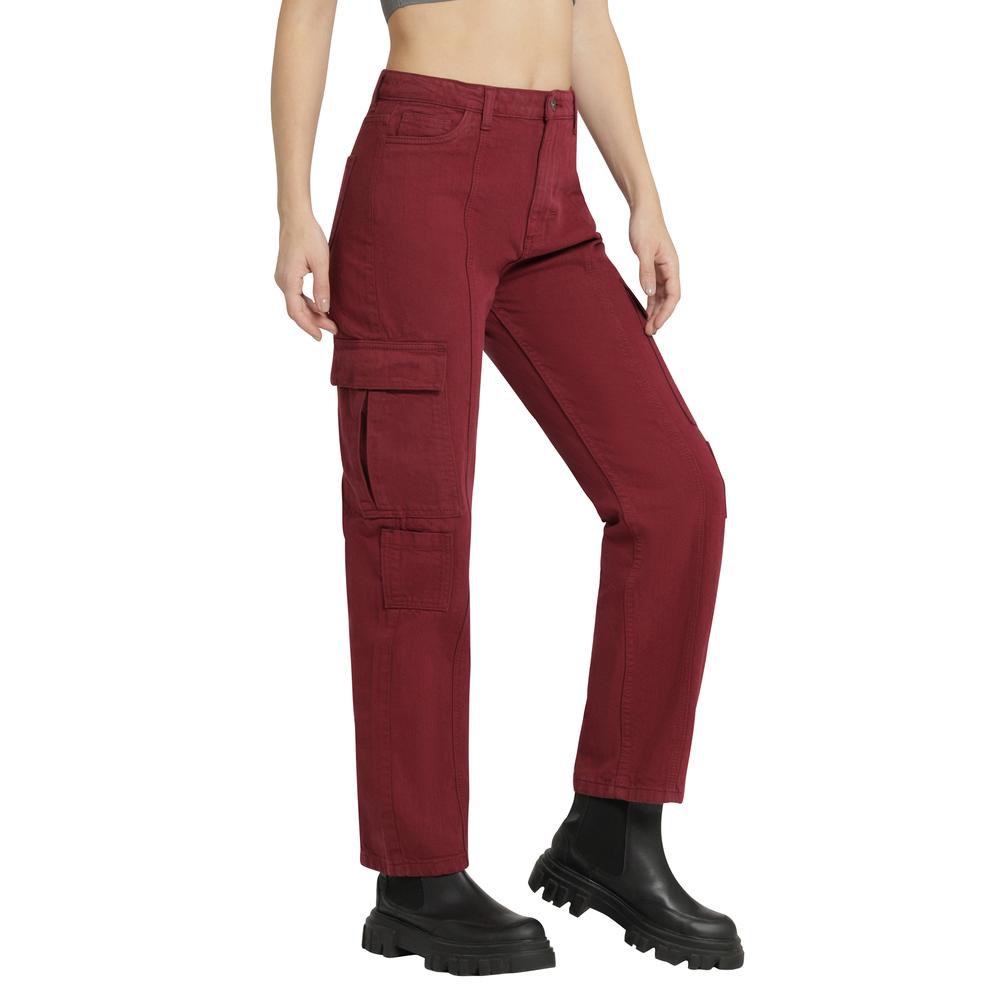 Foto 3 pulgar | Jeans Mujer Lee Cargo 506 Vino