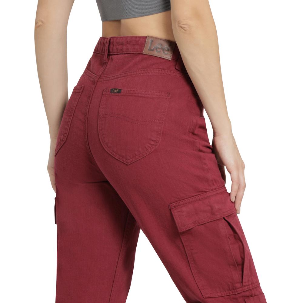 Foto 6 pulgar | Jeans Mujer Lee Cargo 506 Vino