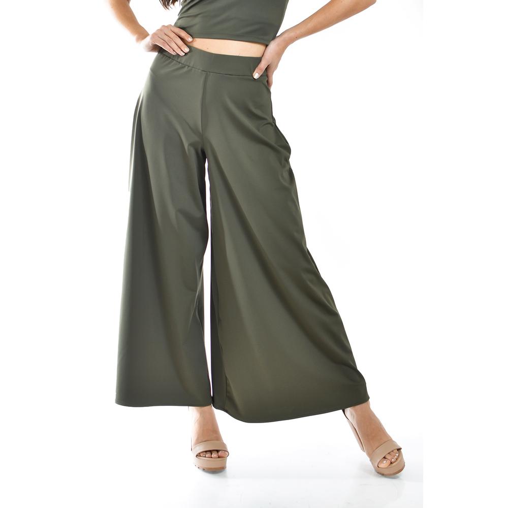 Foto 2 pulgar | Pantalon Culotte Roman Fashion /juvenil, 2420 (verde Militar) Verde Oscuro