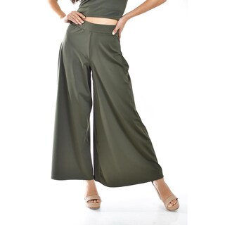 Foto 1 | Pantalon Culotte Roman Fashion /juvenil, 2420 (verde Militar) Verde Oscuro