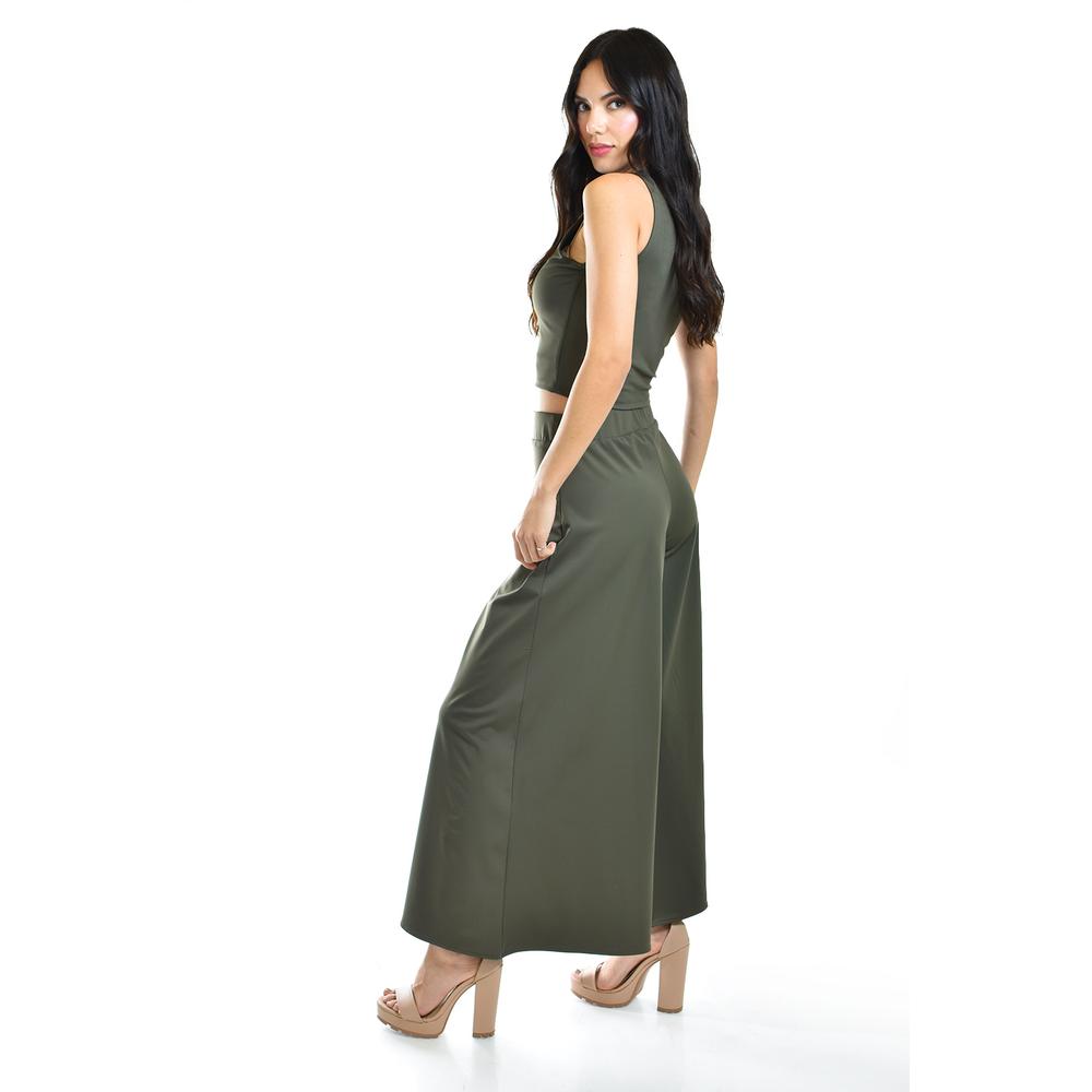Foto 4 pulgar | Pantalon Culotte Roman Fashion /juvenil, 2420 (verde Militar) Verde Oscuro