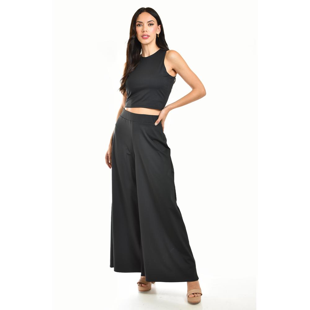 Foto 6 pulgar | Pantalon Culotte Roman Fashion /juvenil, 2420 (negro) Negro