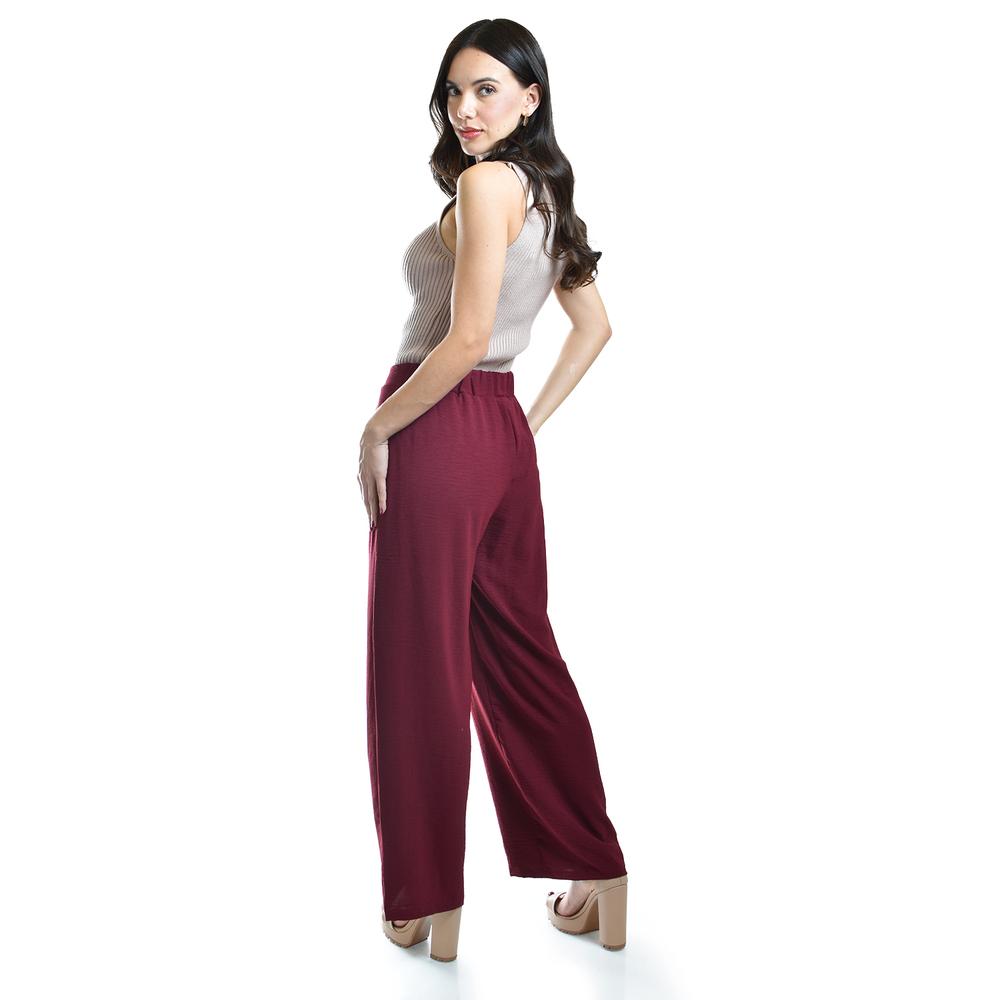 Foto 4 pulgar | Pantalon De Pierna Ancha Roman Fashion / Juvenil, 9202 (vino) Vino