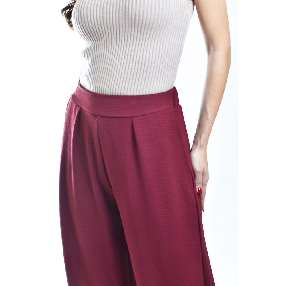 Foto 5 pulgar | Pantalon De Pierna Ancha Roman Fashion / Juvenil, 9202 (vino) Vino