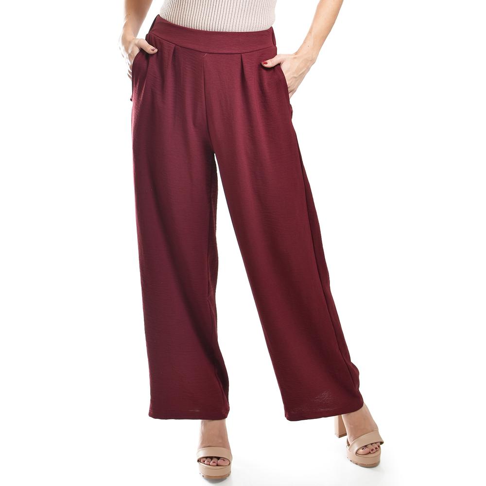 Foto 6 pulgar | Pantalon De Pierna Ancha Roman Fashion / Juvenil, 9202 (vino) Vino