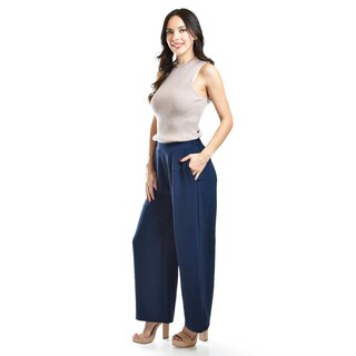 Foto 2 | Pantalon De Pierna Ancha Roman Fashion / Juvenil, 9202 (azul Marino) Azul Marino