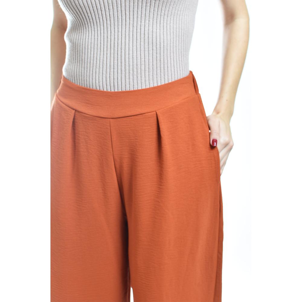 Foto 5 pulgar | Pantalon De Pierna Ancha Roman Fashion / Juvenil, 9202 (chedron) Naranja Oscuro