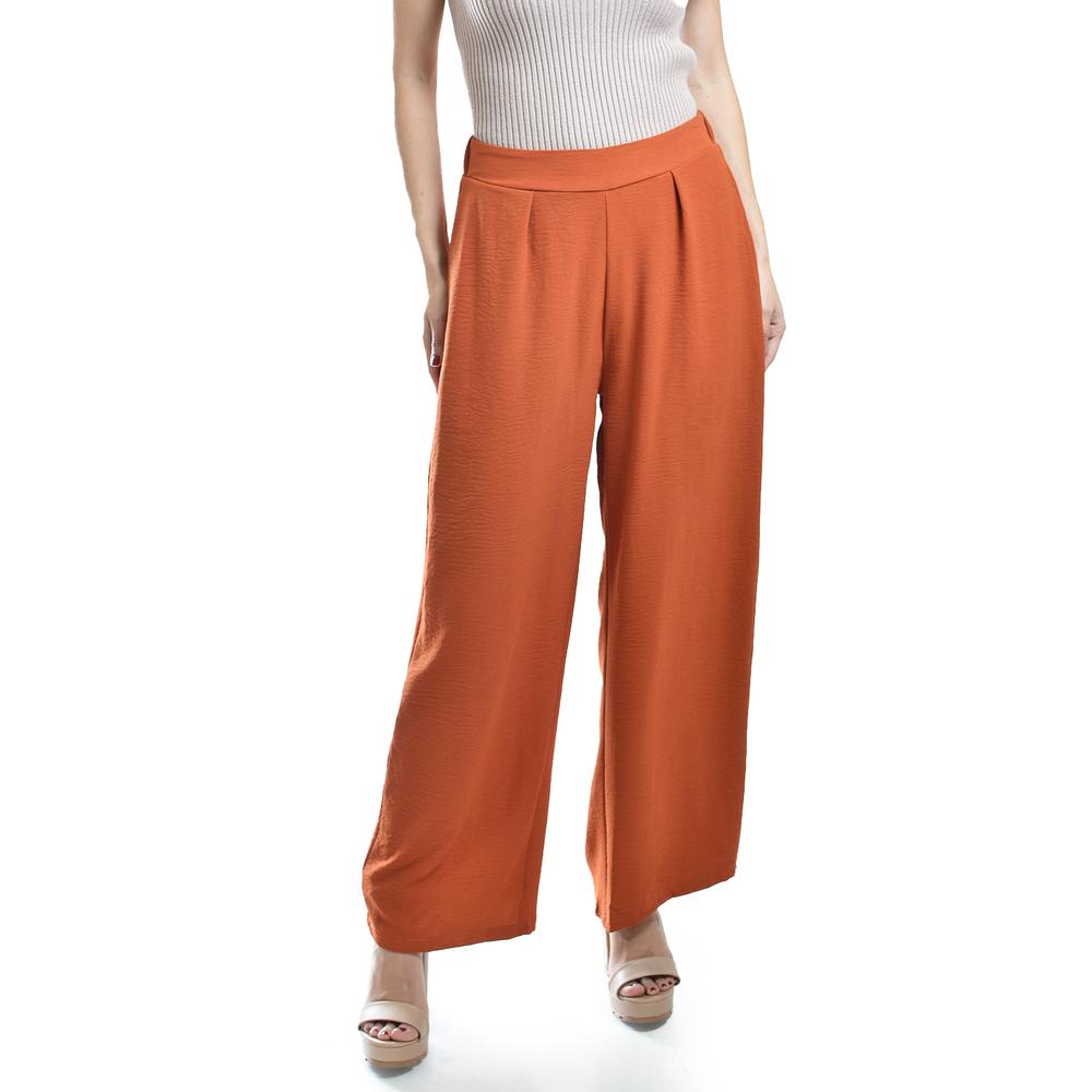 Foto 6 pulgar | Pantalon De Pierna Ancha Roman Fashion / Juvenil, 9202 (chedron) Naranja Oscuro