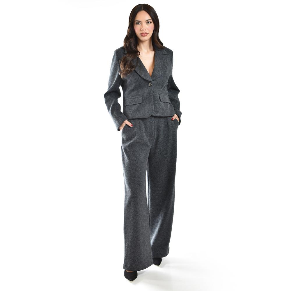 Foto 7 pulgar | Set De Pantalon Y Blazer Con Textura Roman Fashion /juvenil, 127 (gris Obscuro) Gris