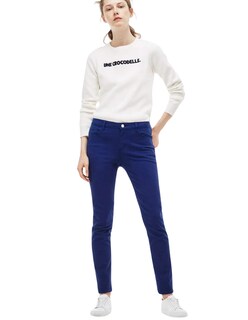 Foto 3 | Pantalón Lacoste Slim Fit Strech Color Azul Para Mujer
