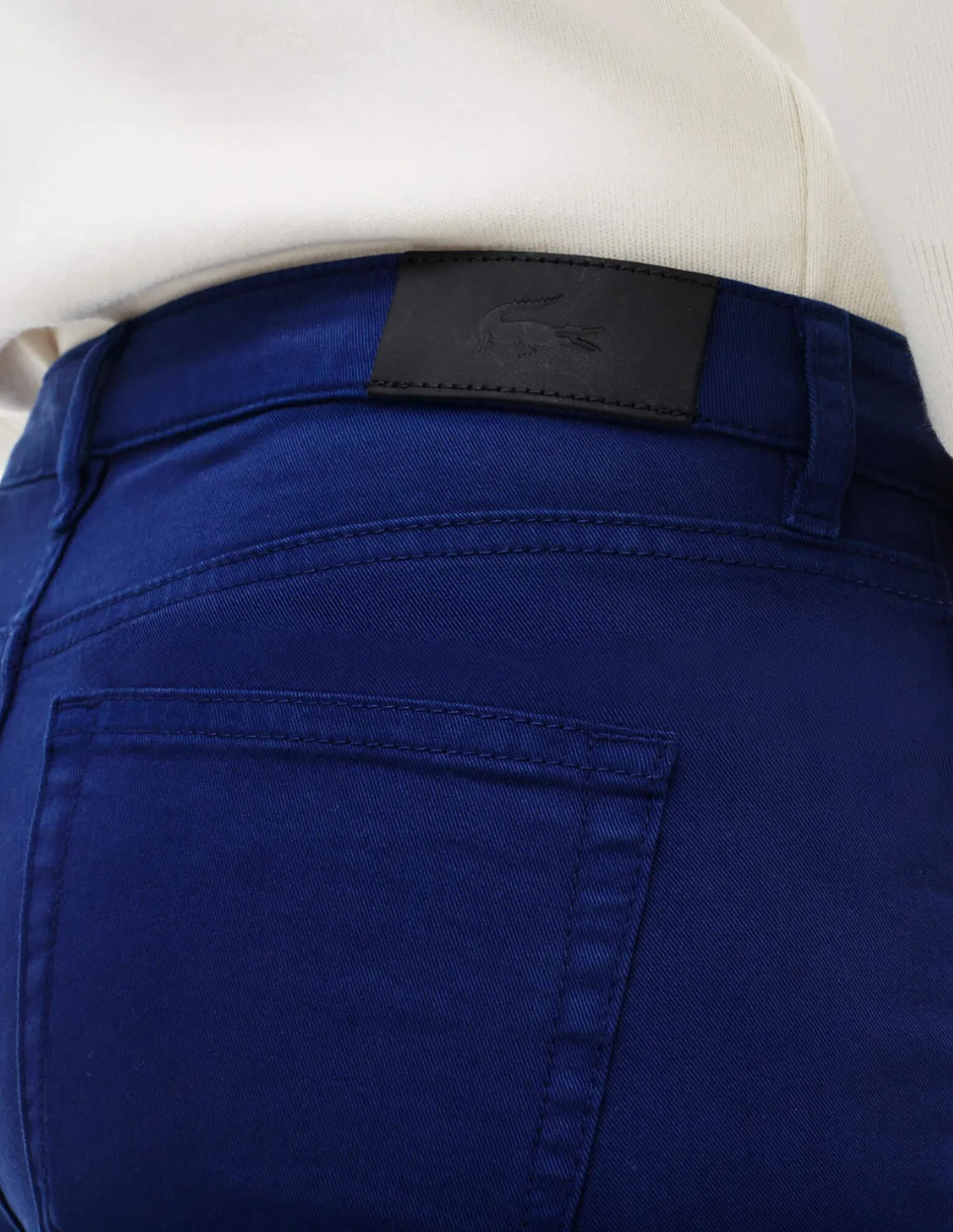 Foto 5 pulgar | Pantalón Lacoste Slim Fit Strech Color Azul Para Mujer
