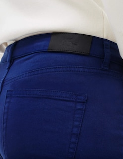 Foto 4 | Pantalón Lacoste Slim Fit Strech Color Azul Para Mujer