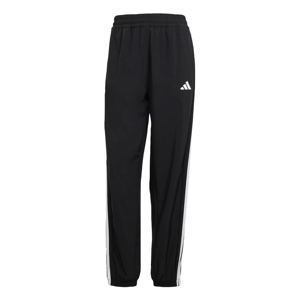 Pants Essentials 3 Franjas Tejidos Adidas Negro Mujer