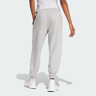 Foto 4 | Pants Essentials Linear Felpa Francesa Puños Ajustados Adidas Gris para Mujer