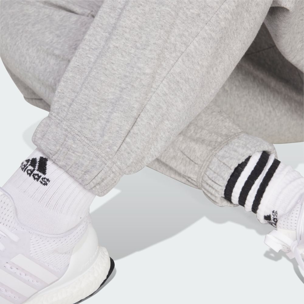 Foto 8 pulgar | Pants Essentials Linear Felpa Francesa Puños Ajustados Adidas Gris para Mujer