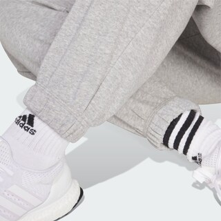 Foto 7 | Pants Essentials Linear Felpa Francesa Puños Ajustados Adidas Gris para Mujer