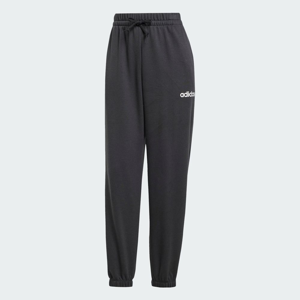 Foto 4 pulgar | Pants Essentials Linear Felpa Francesa Puños Ajustados Adidas Negros para Mujer