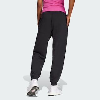 Foto 4 | Pants Essentials Linear Felpa Francesa Puños Ajustados Adidas Negros para Mujer