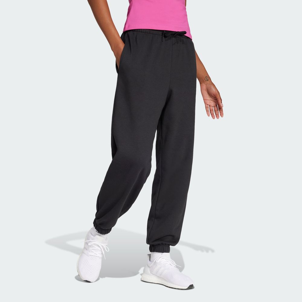 Foto 6 pulgar | Pants Essentials Linear Felpa Francesa Puños Ajustados Adidas Negros para Mujer