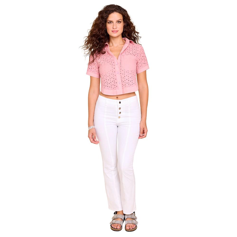 Foto 4 | Jeans Ilusión 83098 Blanco