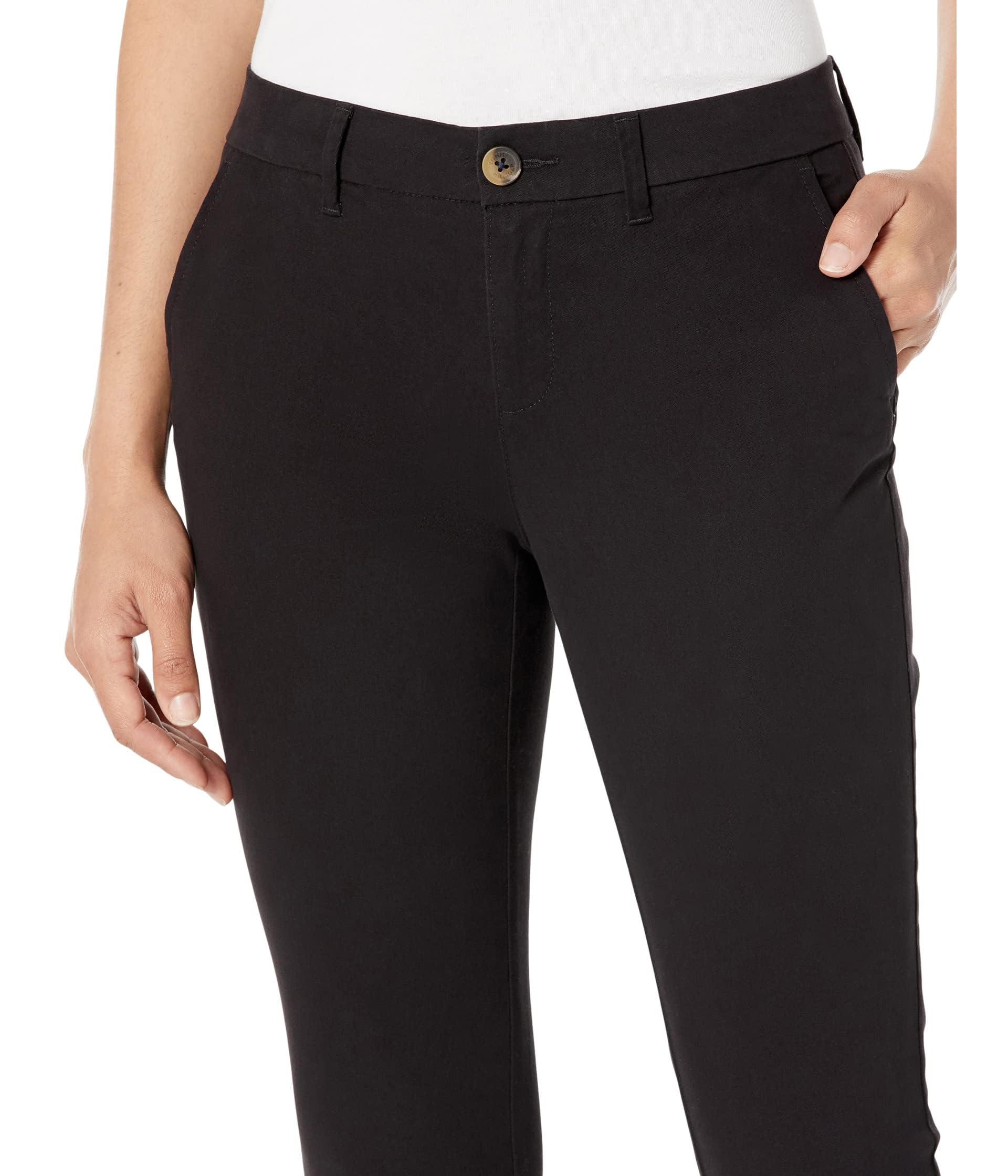 Foto 4 pulgar | Pantalones Tommy Hilfiger Hampton Chino Negros Talla 10 Para Mujer - Venta Internacional.