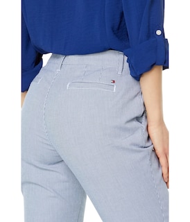 Foto 3 | Pantalones Tommy Hilfiger Hampton Chino Stripe Azul/blanco Talla 14 - Venta Internacional.