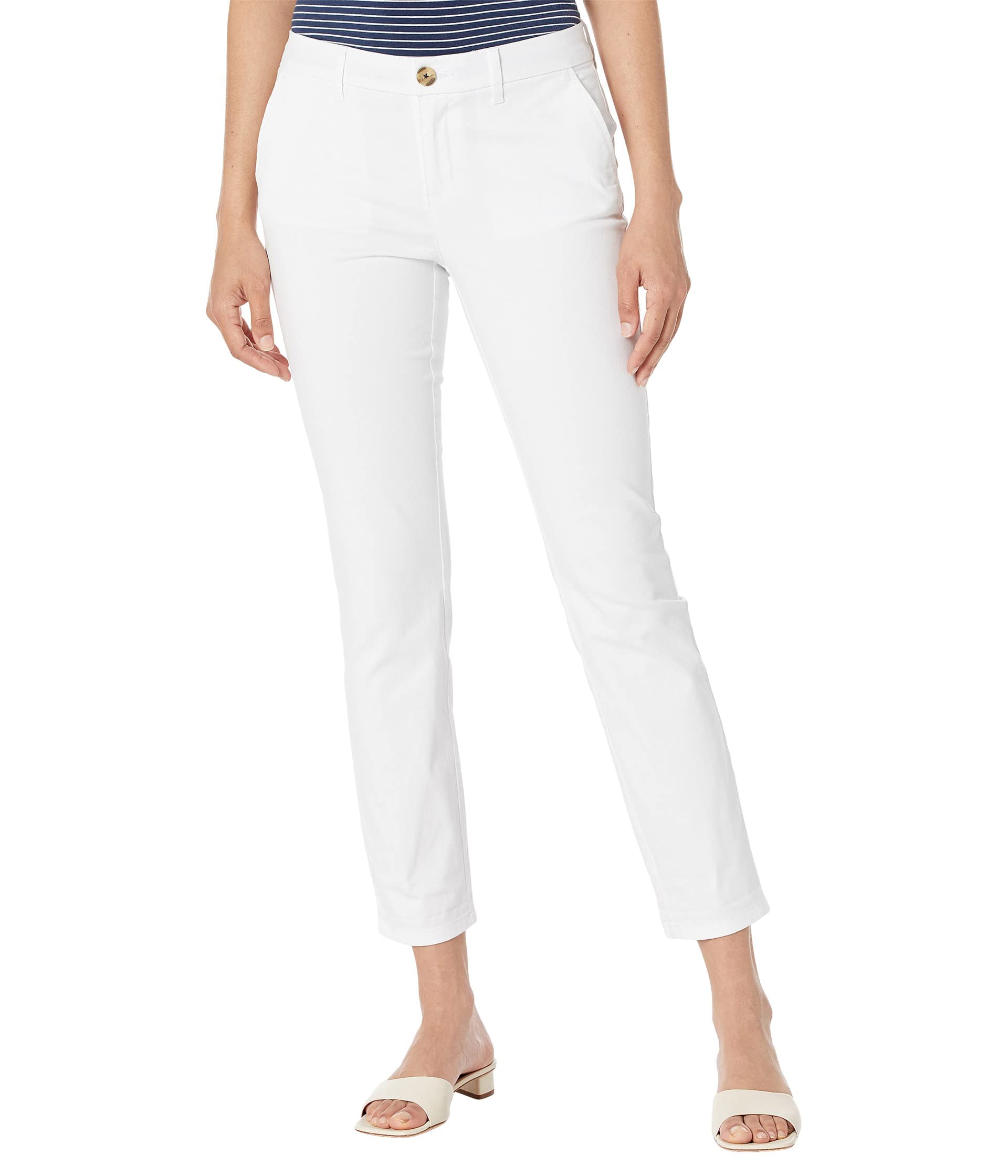 Foto 2 pulgar | Pantalones Tommy Hilfiger Hampton Chino Blancos Talla 16 - Venta Internacional.