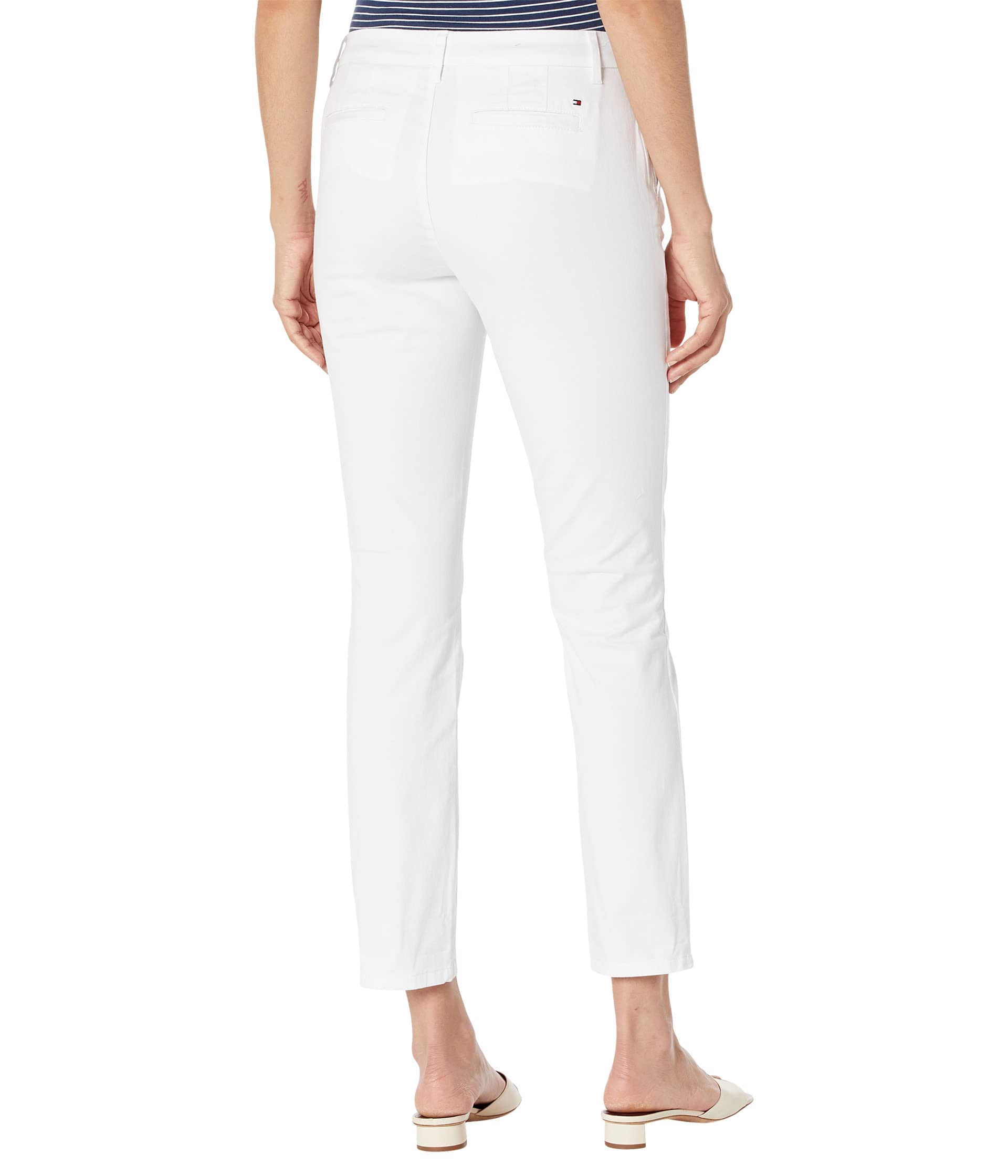 Foto 3 pulgar | Pantalones Tommy Hilfiger Hampton Chino Blancos Talla 16 - Venta Internacional.
